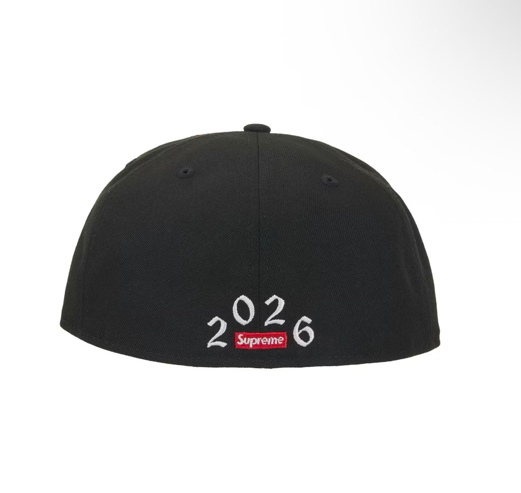 SUPREME DEVIL S LOGO NEW ERA FITTED